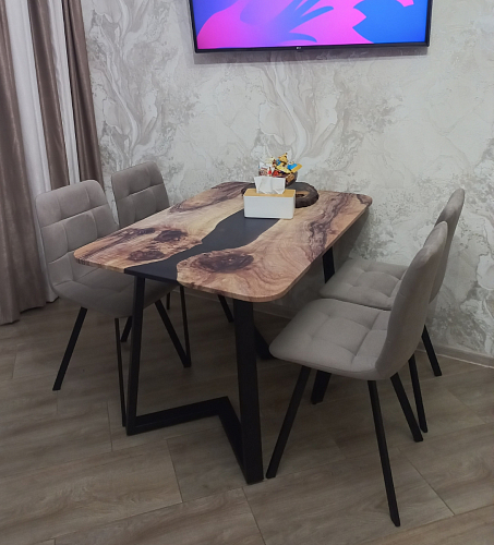 Комплект стульев Чилли 2 шт бежевый / черный фото покупателя 908