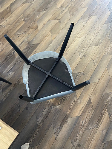 Стул на металлокаркасе Kora light purple / black фото покупателя 311