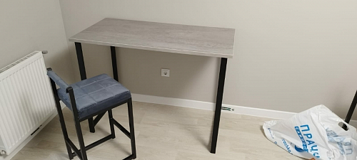 Барная стойка Дилан Лофт 120х60х110 бетон фото покупателя 126