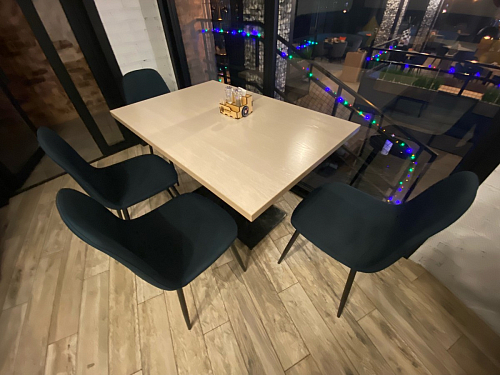 Стул на металлокаркасе Lilu pink / black фото покупателя 22