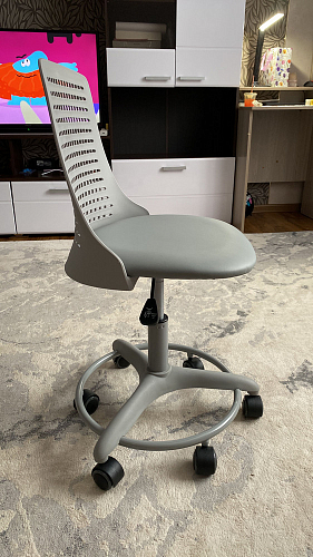 Компьютерное кресло Kiddy/Кидди розовое ткань (сетка) фото покупателя 51