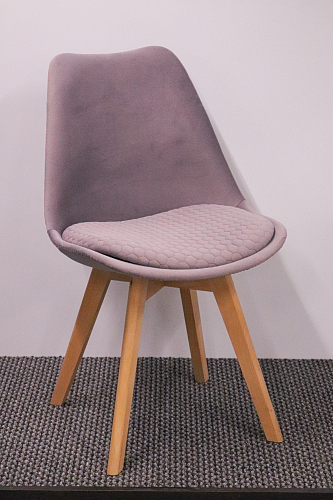 Деревянный стул Bonuss light blue / wood из шоурума 3