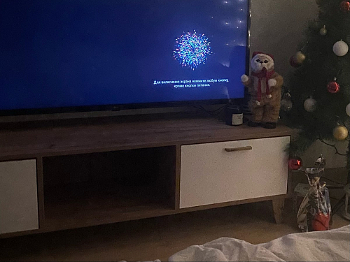 ТВ-тумба Эго Т-3 на ножках бетон светлый / белый глянец фото покупателя 61