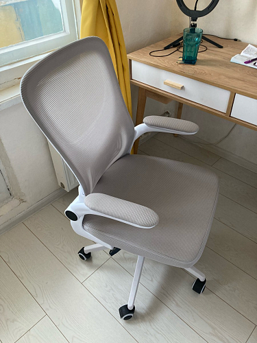 Компьютерное кресло Konfi light gray / white фото покупателя 23
