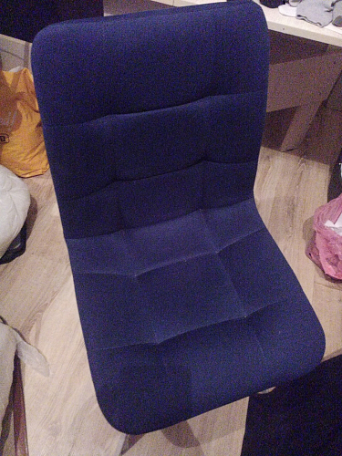 Стул на металлокаркасе Чилли синий / белый фото покупателя 1007