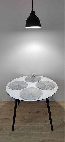 Стеклянный стол Анселм белый фото покупателя 2