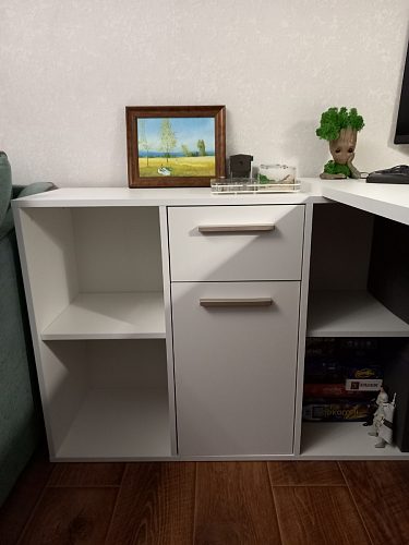 Письменный стол Лайт 03.245F белый гладкий 101 фото покупателя 56