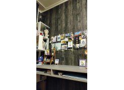 Письменный стол Леон Лофт дуб делано темный / черный матовый фото покупателя 73