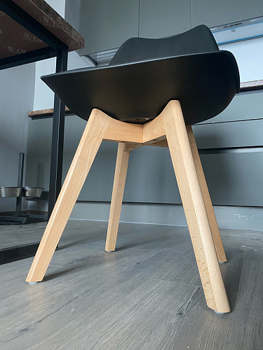 Стул Bonuss blue / wooden legs фото покупателя 92