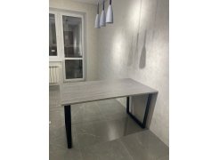 Стол Лота Лофт 120 25 мм сабия / черный матовый фото покупателя 66