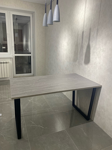 Деревянный стол Лота Лофт 140х80 дуб крафт табачный / черный матовый фото покупателя 66