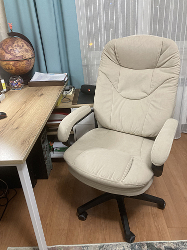 Компьютерное кресло Comfort Lux/Комфорт Люкс серый фото покупателя 76