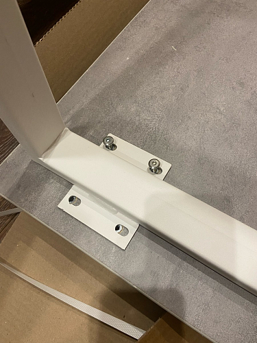 Стол Лота Лофт 140 25 мм черный матовый / бетон фото покупателя 909