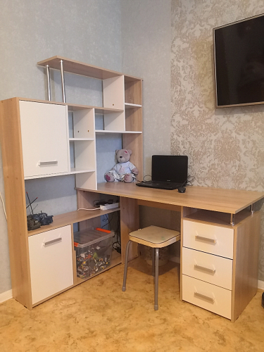 Компьютерный стол КС15 правый дуб сонома фото покупателя 25