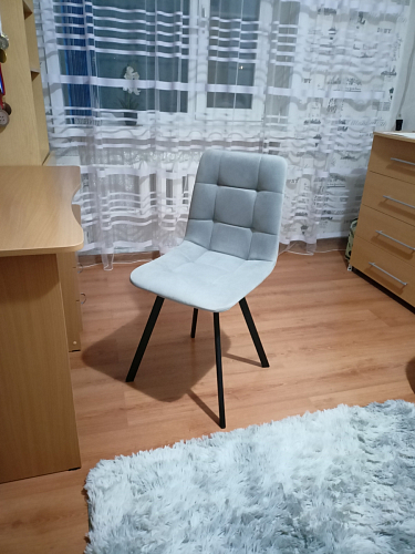 Комплект стульев Чилли 2 шт бежевый / черный фото покупателя 1187