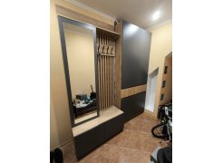 Модульная прихожая Молд комплектация 2 дуб крафт золотой / глянец белый фото покупателя 4