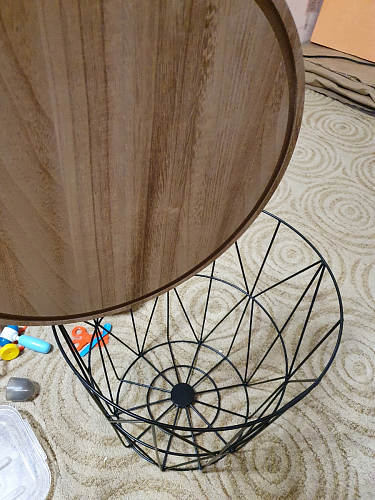 Журнальный столик Mariffa натуральный / белый фото покупателя 19