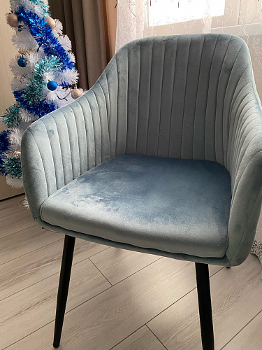 Стул на металлокаркасе Slam тёмно-серый фото покупателя 34