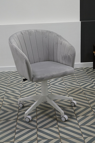 Компьютерное кресло Тибо confetti chocolate / белый из шоурума 2