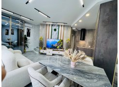 Керамический стол Ливи 140(200)х80х78 белый мрамор / черный фото покупателя 16