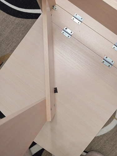 Стол-книжка СтК6 венге / дуб молочный высота 54 см фото покупателя 97