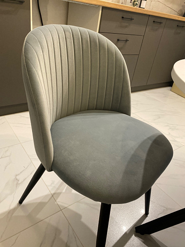 Стул на металлокаркасе Gabi 1 light purple / black фото покупателя 350