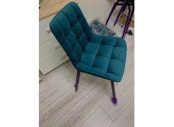 Стул на металлокаркасе Алст velutto 12 / черный фото покупателя 7