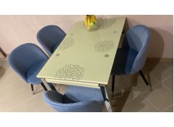 Стул на металлокаркасе Gabi blue / black фото покупателя 97