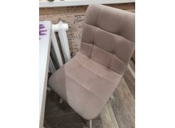 Стул на металлокаркасе Чилли горчичный / белый фото покупателя 251