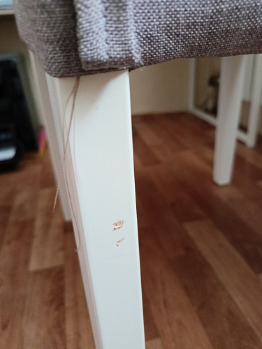 Стул Amelia white / fabric cream фото покупателя 16