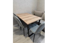 Стол Лота Лофт 120 25 мм сабия / черный матовый фото покупателя 21