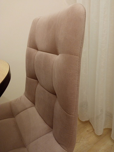 Стул на металлокаркасе Чилли К черный / зеленый фото покупателя 671