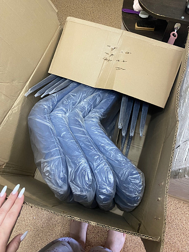 Комплект стульев Вейв 4 шт светло-серый / черный фото покупателя 220