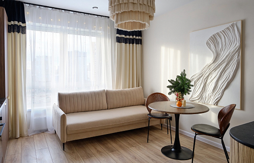 Стол Тулип 90х73 дуб вотан / белый фото покупателя 106