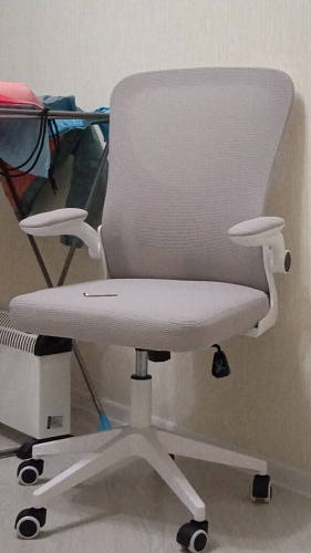 Компьютерное кресло Konfi light gray / blue / white фото покупателя 201