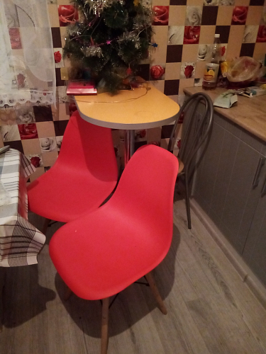 Пластиковый стул Eames PC-015 серый фото покупателя 132