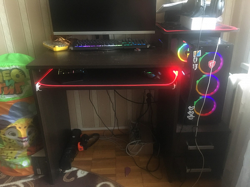 Компьютерный стол Джаз-24 левый дуб сонома фото покупателя 180