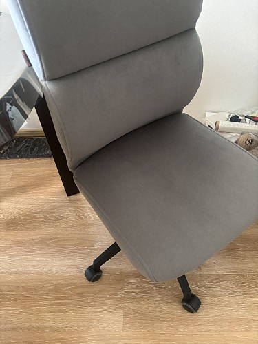 Компьютерное кресло Benefit/Бенефит флок серый 29 фото покупателя 44