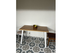 Стол Тринити Лофт 120 32 мм бетон / черный матовый фото покупателя 383