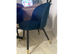 Стул на металлокаркасе Gabi blue / black фото покупателя 66
