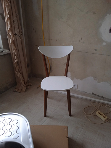 Стул Maxi/Макси белый / натуральный фото покупателя 22