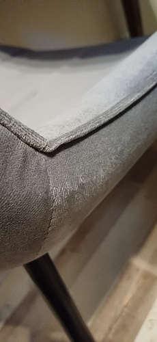 Стул на металлокаркасе Седа К латте / черный фото покупателя 78