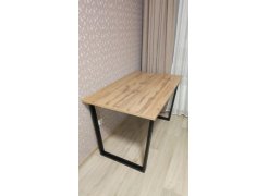 Стол Лота Лофт 140 25 мм черный матовый / бетон фото покупателя 27