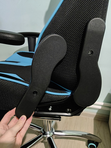 Компьютерное кресло Kano 1 light blue / black фото покупателя 137