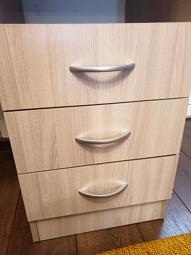 Стол письменный Бриз МДФ волна лайм / ясень светлый фото покупателя 223