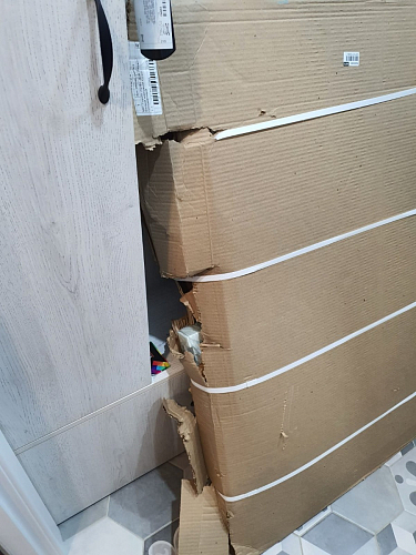 Письменный стол Битти Лофт 116х60х75 дуб вотан / белый матовый фото покупателя 78