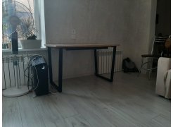 Стол Лота Лофт 140 25 мм черный матовый / бетон фото покупателя 261