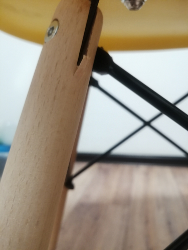 Пластиковый стул Eames PC-015 серо-голубой / дерево фото покупателя 299