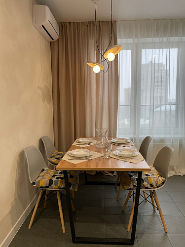 Деревянный стол Лота Лофт 120x75 дуб крафт табачный / черный матовый фото покупателя 739