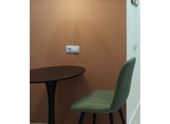 Стул на металлокаркасе Дани темно-серый / белый фото покупателя 5